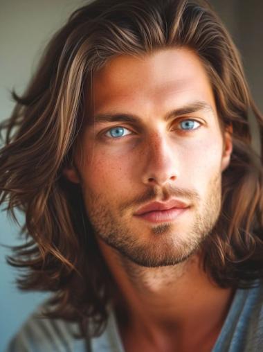 14" Best Synthetic Fashion Wig for Men No Bangs