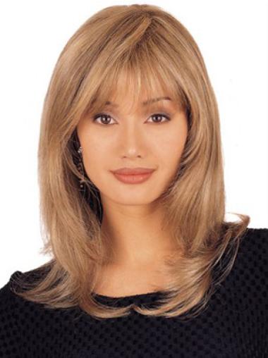 Layered Lace Front Wig – Shoulder Length Human Hair