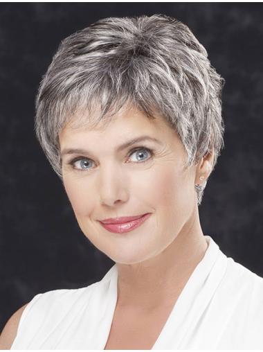 Best Affordable Grey Lace Front Straight Wig for Online Shopping
