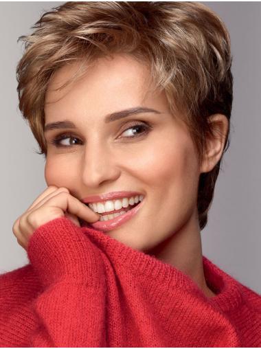 Ladies 6" Synthetic Straight Boycut Wig – Short and Chic Style