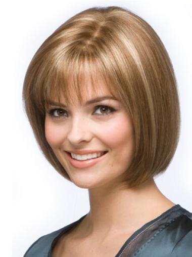 Best 10" Bob Wigs – Blonde Straight Synthetic Wigs