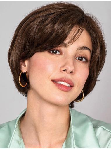 Ladies' Medium Wavy Bob Synthetic Wigs - 10" Length Short