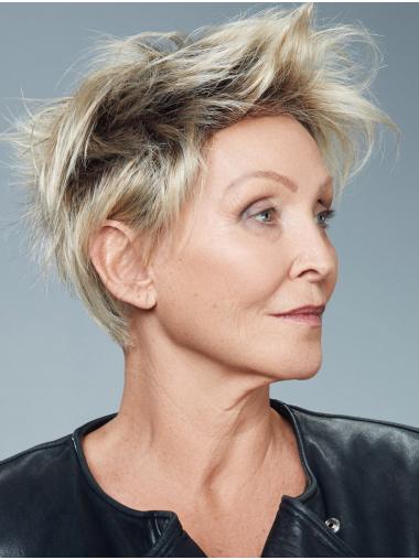 6" Boycut Wig – Straight Synthetic Hair for Effortless Style