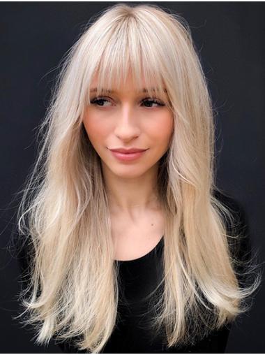 Shop Long Platinum Blonde Wig Synthetic Hair for Women