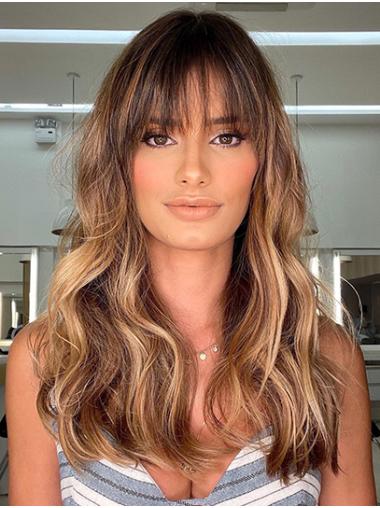 Buy Layered Blonde Wavy Synthetic Lace Wigs