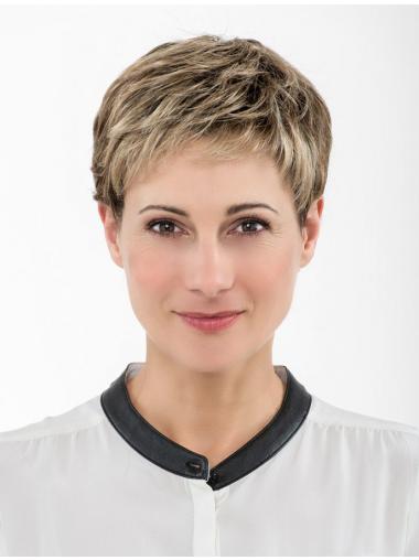 Best 4" Straight Short Wigs for Seniors Over 60