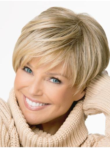 Fashionable 6" Short Synthetic Wig Boycut Style