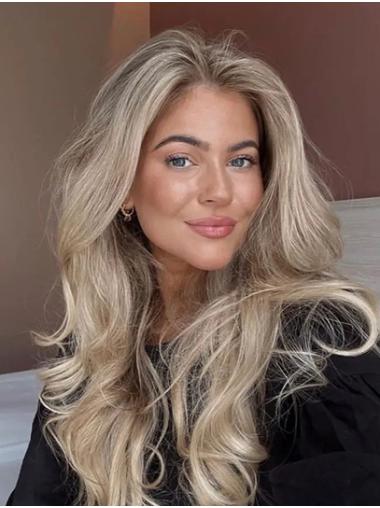 18" Wavy Layered Lace Front Wig – Synthetic Hair