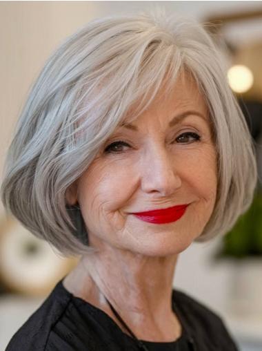 Monofilament Synthetic Chin-Length Bob Wig – 10"