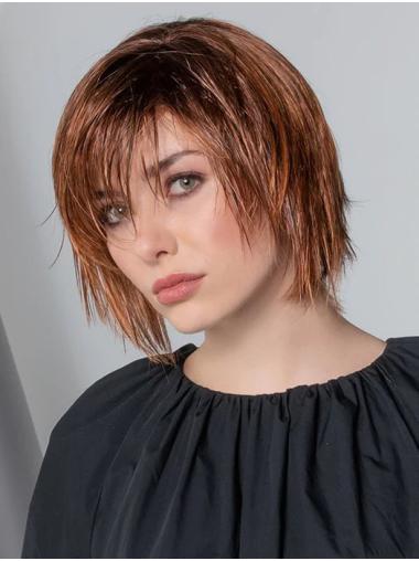 Auburn Bob Wig – 10” Straight Monofilament Design