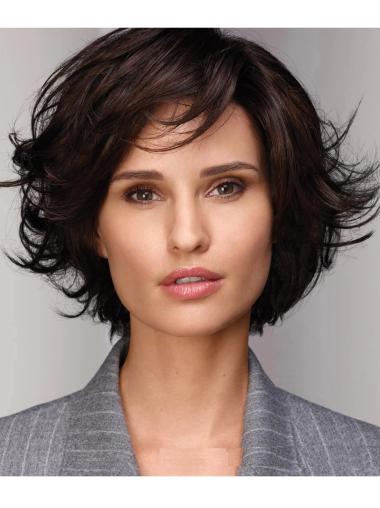 Short Wavy Party Wig – 10” Synthetic Bob Cut