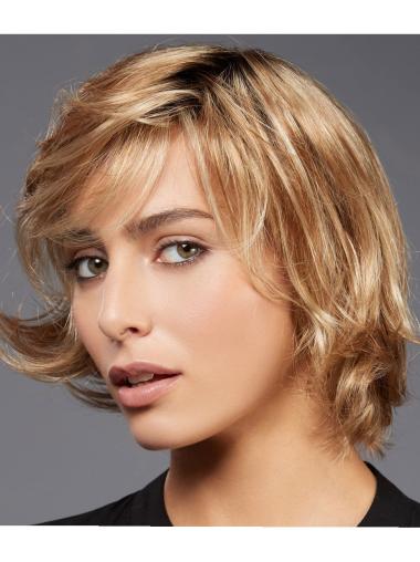 Lace Front Wavy Bob Wig – 10” Synthetic Hair Natural Look