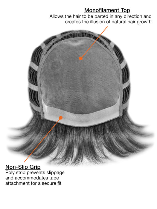 Straight Blonde Bob Wig – 10” Monofilament Cap, Classic Cut