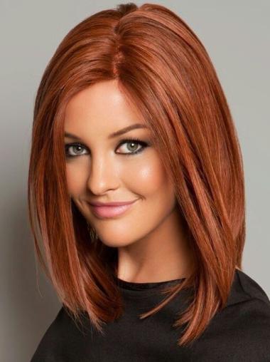 Newest Celebrity-Inspired Real Hair Wig – Capless, Copper Design