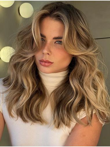 Full Lace Front Wig – 16” Long Layered Human Hair Wig