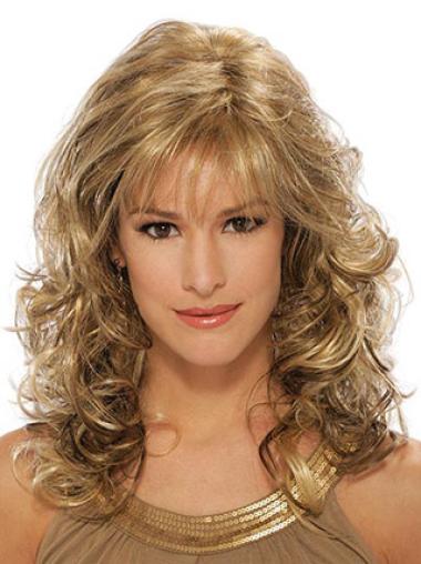 Classic Long Blonde Wig – Wavy with Bangs for a Timeless Look