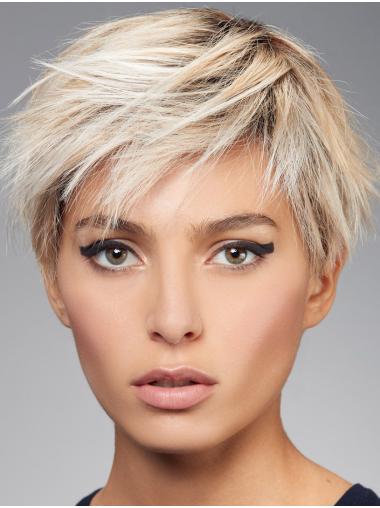 Women's Synthetic Wig – 8" Straight Boycut Hairstyle