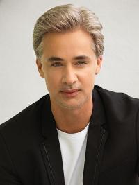 Straight 4" Platinum Blonde Wig for Men