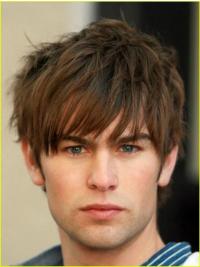 Men’s Wigs – Black Wavy Remy Human Hair with Lace Front