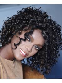 Medium Blonde Curly Layered 12" Synthetic Wig – Natural and Stylish Look
