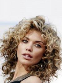 Shoulder-Length Brown Curly Wig – Lace Front African Human Hair