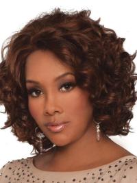Best 14” Auburn Curly Lace Front Wig – Human Hair for African American Style