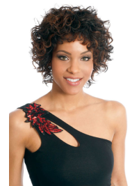 Short Curly Boycut Wig – Brazilian Remy Hair, Perfect for Black Women