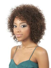 Chin-Length Synthetic Wig for Black Women - Incredible Natural Style
