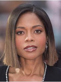 12-Inch Ombre/2 Tone Straight Bob Wig - Chin-Length Women Wigs