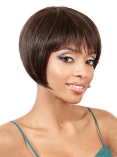 Gorgeous Auburn Bob Wig - Chin-Length Best Online Human Hair Wig