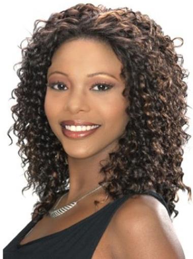 Kinky Brown Synthetic Capless Wig for African American Women – Trendy Styles