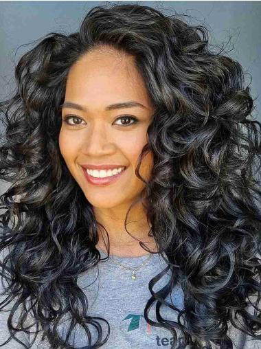 African American 18-Inch Synthetic Wig – Layered, Long Style