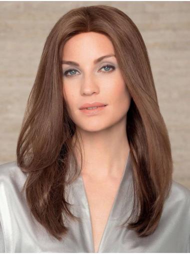 Long 18" Straight Wigs – 100% Hand-Tied Remy Human Hair Wig