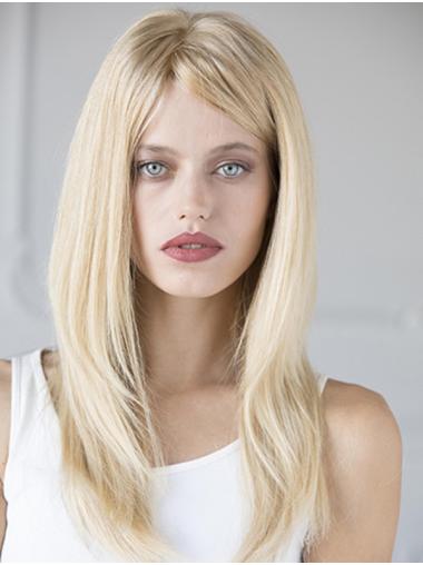 100% Hand-Tied Long Human Hair Wigs – Straight Natural Look & Comfort