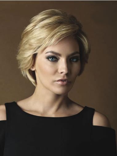 Human Hair Wigs Short Blonde – Layered and Straight