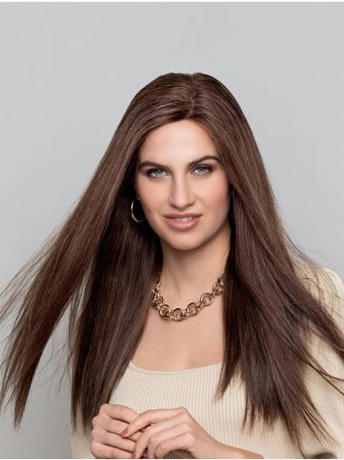 Best Brown Human Hair Wigs – Long Straight Style No Bangs