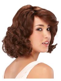Auburn Curly Wigs – 100% Hand-Tied Human Hair for Natural Look
