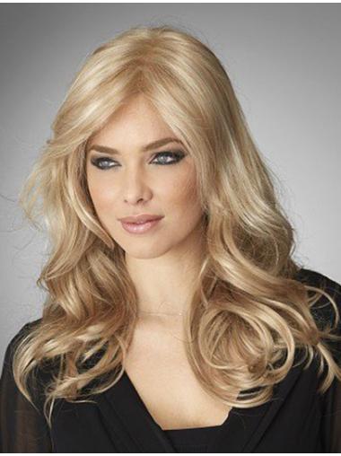 Long Wavy Blonde Wigs – Fashion Style, 100% Real Human Hair