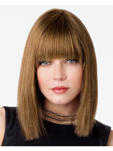 Fashionable Lace Front Brown Wigs – Real Human Hair Stylish Look