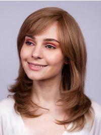 Remy Human Hair Wig 16inch – 100% Hand-Tied Long Wig for Women