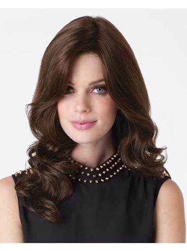 Convenient Brown Wavy Capless Human Hair Wig – Natural Look