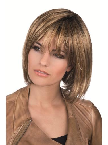 Lace Front Synthetic Wigs – 10" Straight & Convenient Style