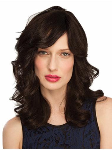 14" Black Human Hair Wigs with Bangs – Natural Look