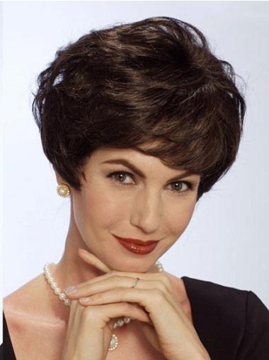 Best Straight Layered Short Brown Wigs – 100% Human Hair