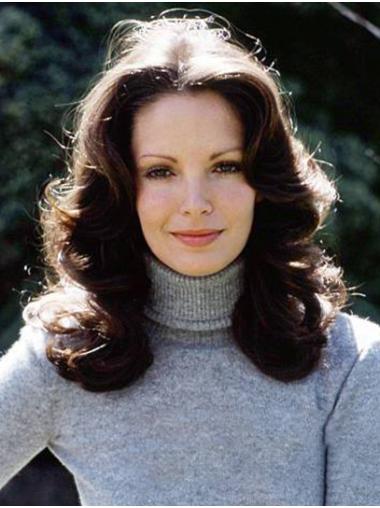 14" Curly Brown Full Lace Wig – Shoulder Length, No Bangs