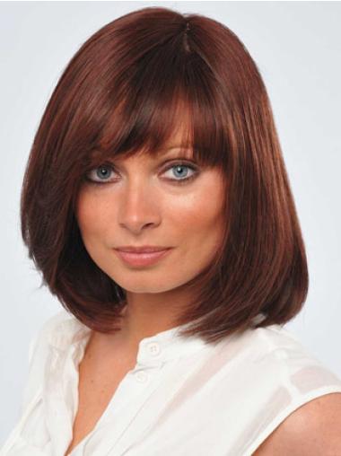 Straight Chin-Length Bob Wigs Short – 100% Human Hair  Sleek & Stylish