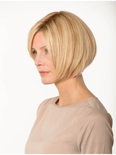 8" Chin-Length Bob Wig – High-Quality Real Hair Chic & Comfortable