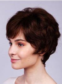 Remy Human Hair 6" Wavy Boycuts Lace Front Wig – Premium Quality