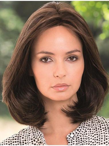 Wavy Shoulder-Length Human  Lace Front Wigs 14 inch – Premium Quality