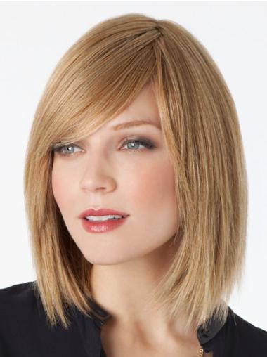 Blonde Lace Wigs – Straight Human Hair Incredible Bob Styles